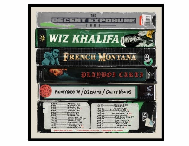 Wiz Khalifa just announced “The Decent Exposure Tour.”