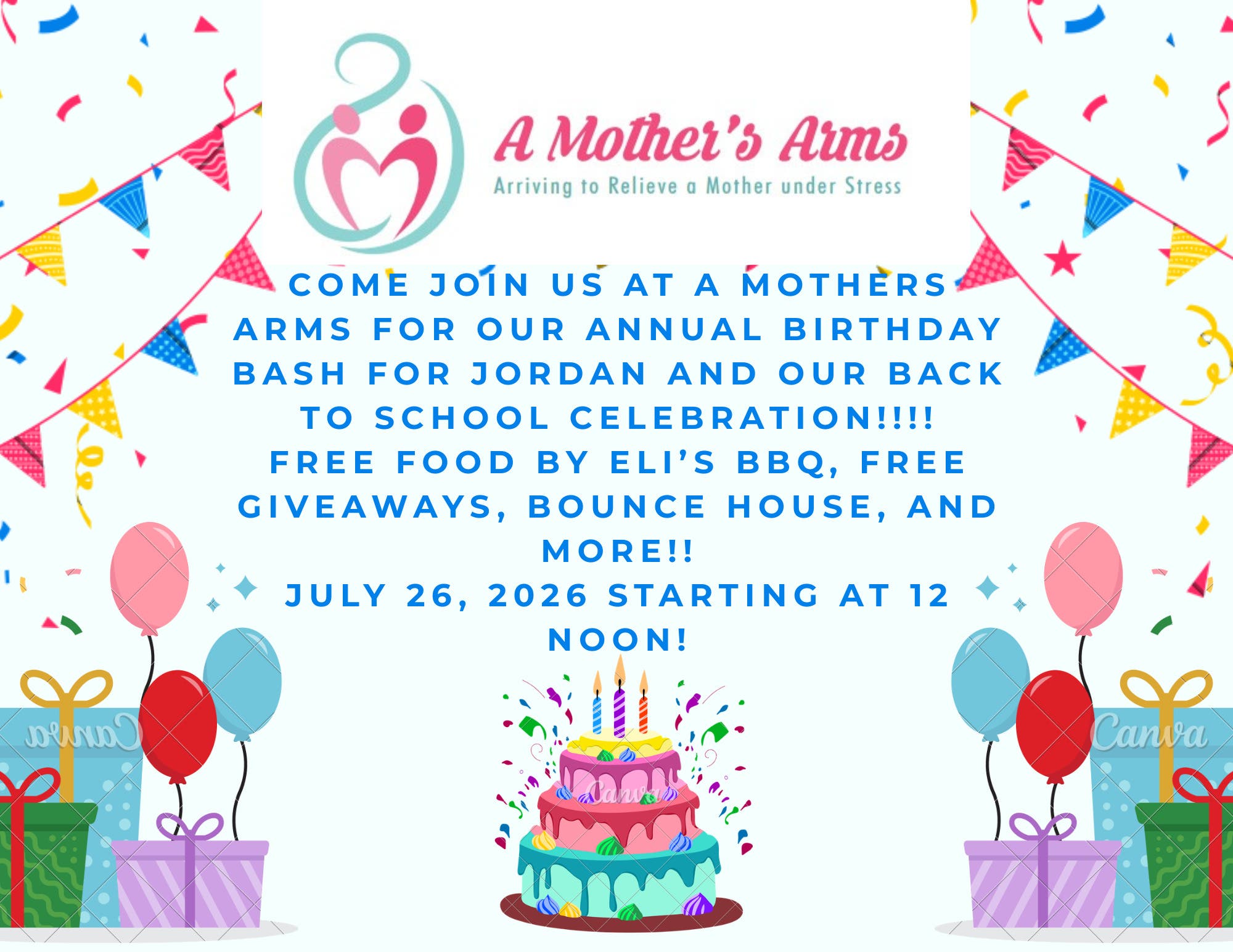 Baby Jordan's birthday bash and back to school celebration