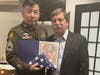 Left to Right: Sergeant First Class (Ret.) Peter Chong and Veteran, John Logrando