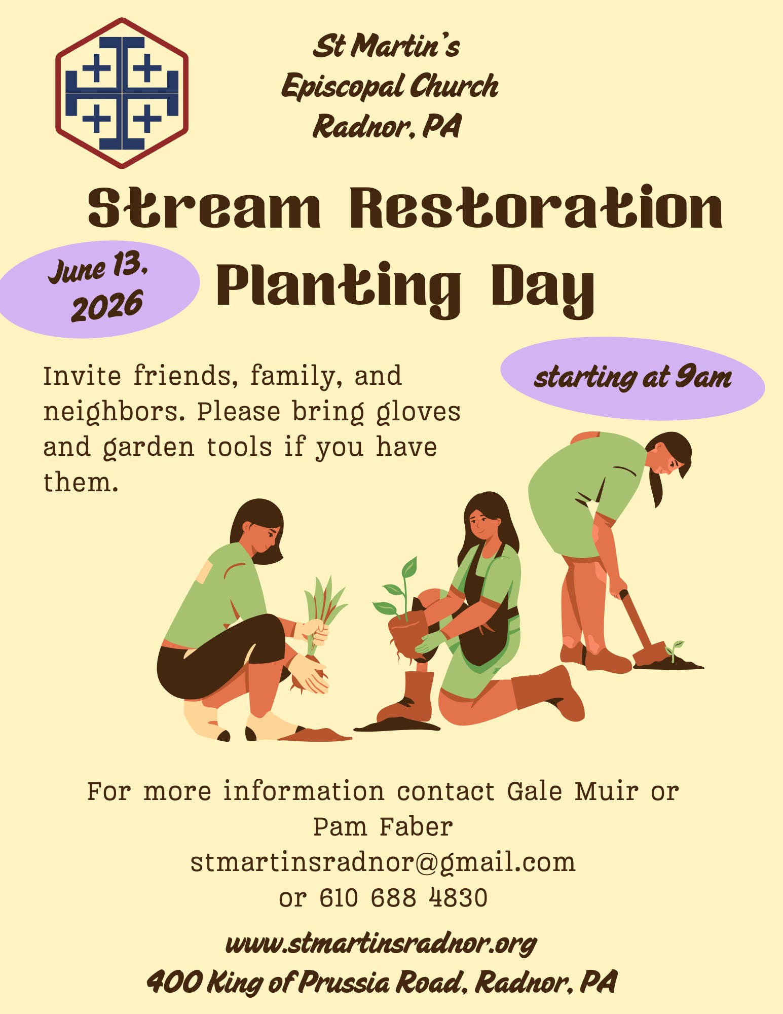 Stream Restoration Planting Day