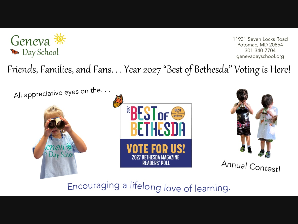 Geneva students turn appreciative eyes, through handmade binoculars, to voting. . . Your thoughtful support uplifts and inspires.