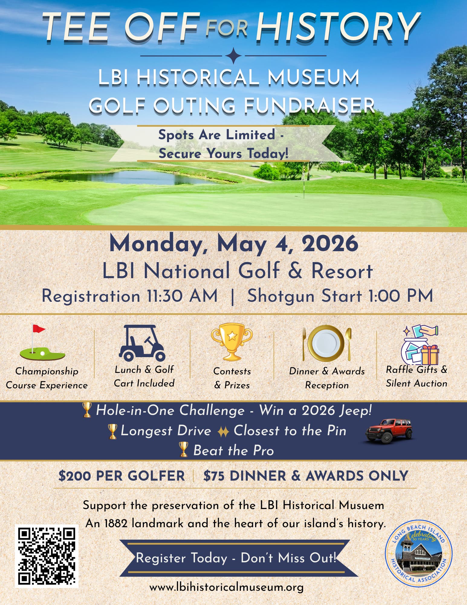 LBI Historical Association & Museum Golf Outing Fundraiser