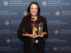 Lisa Nucci of Choose Chicago accepts three 2026 American Marketing Association Chicago Palmer Marketing Awards, including Grand Champion. 