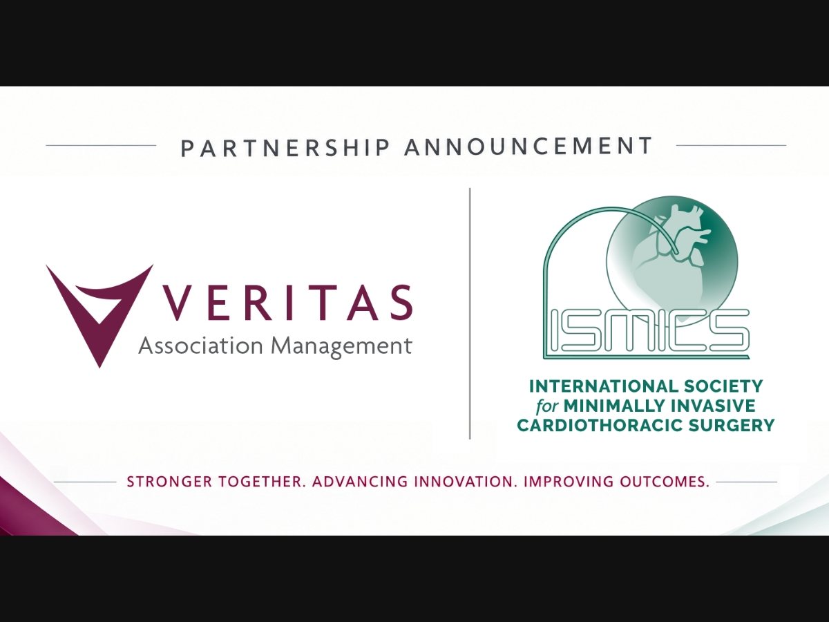 Veritas Association Management to provide association management services for the International Society for Minimally Invasive Cardiothoracic Surgery (ISMICS)