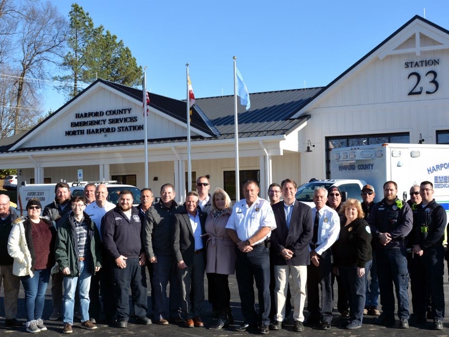 Harford Dedicates First County-Owned Emergency Services Station | Bel ...