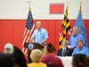 Harford County Executive Bob Cassilly speaks to the audience during the Southern County Taskforce community input meeting Monday evening in Edgewood.