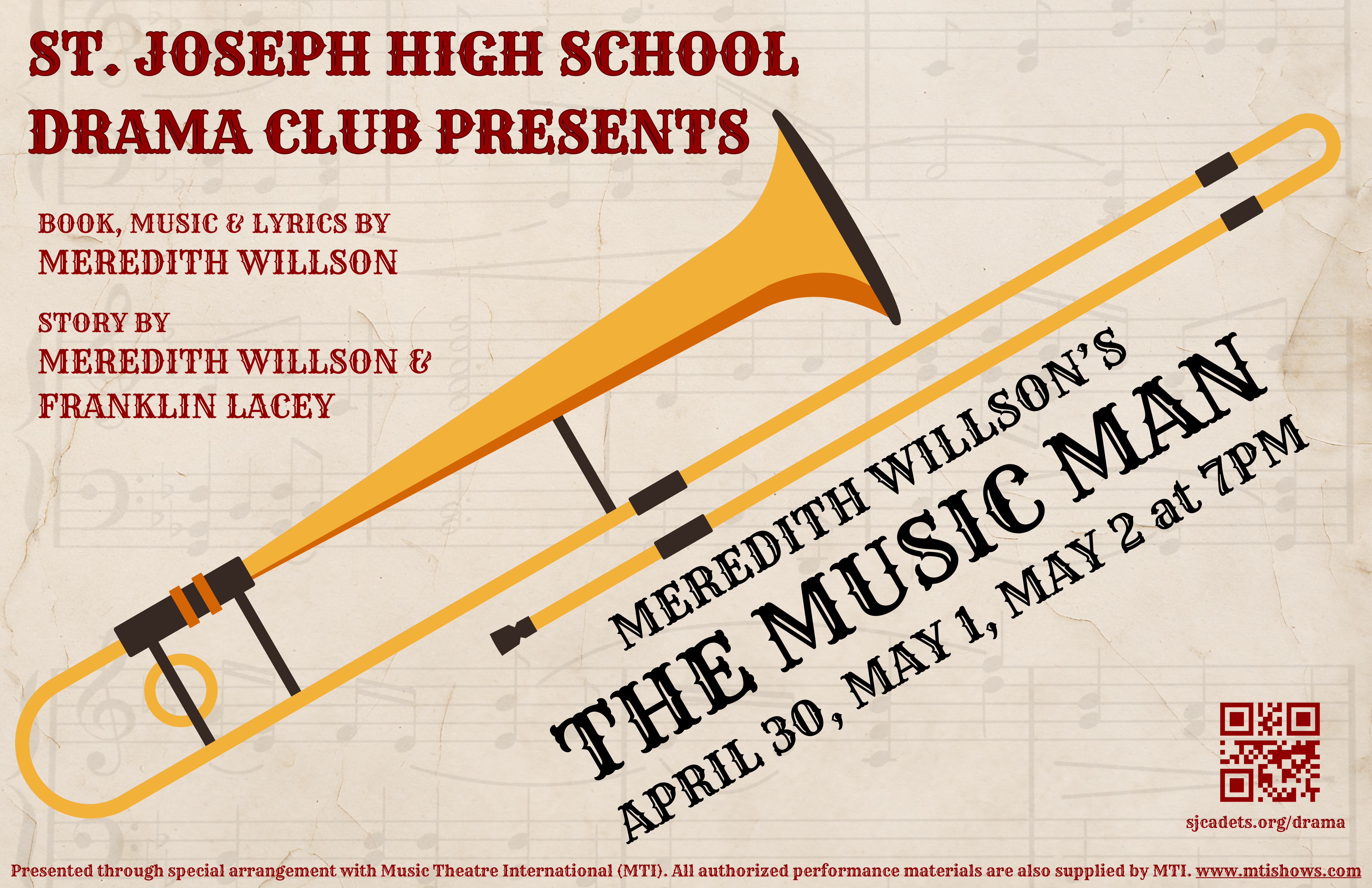 The Music Man: Presented by the SJHS Drama Club