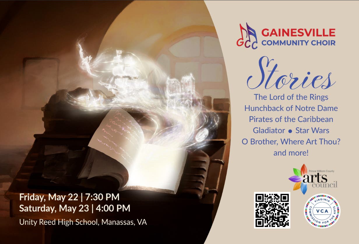 Stories: The Music of Film Soundtracks, a concert by the Gainesville Community Choir