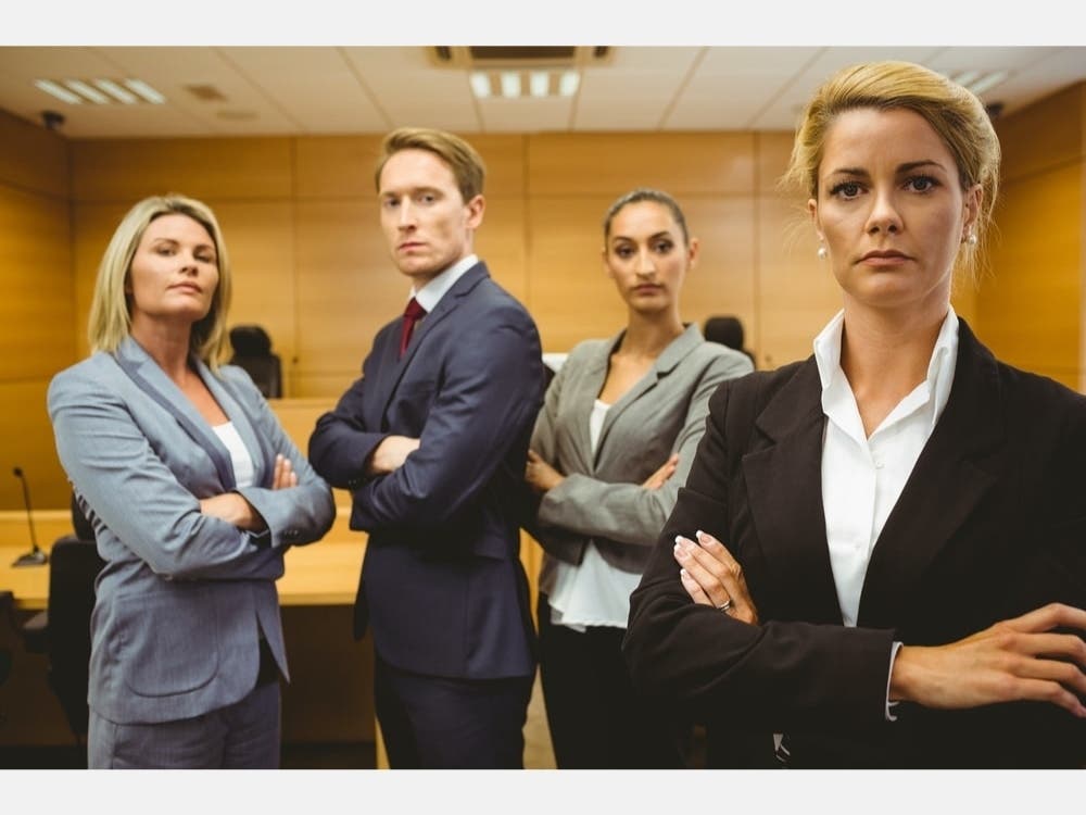 Personal Injury Attorneys in a Courtroom in Pompano Beach