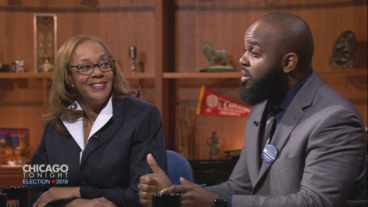 The Two Candidates In a WTTW Forum on March 13th, for the Runoff Race