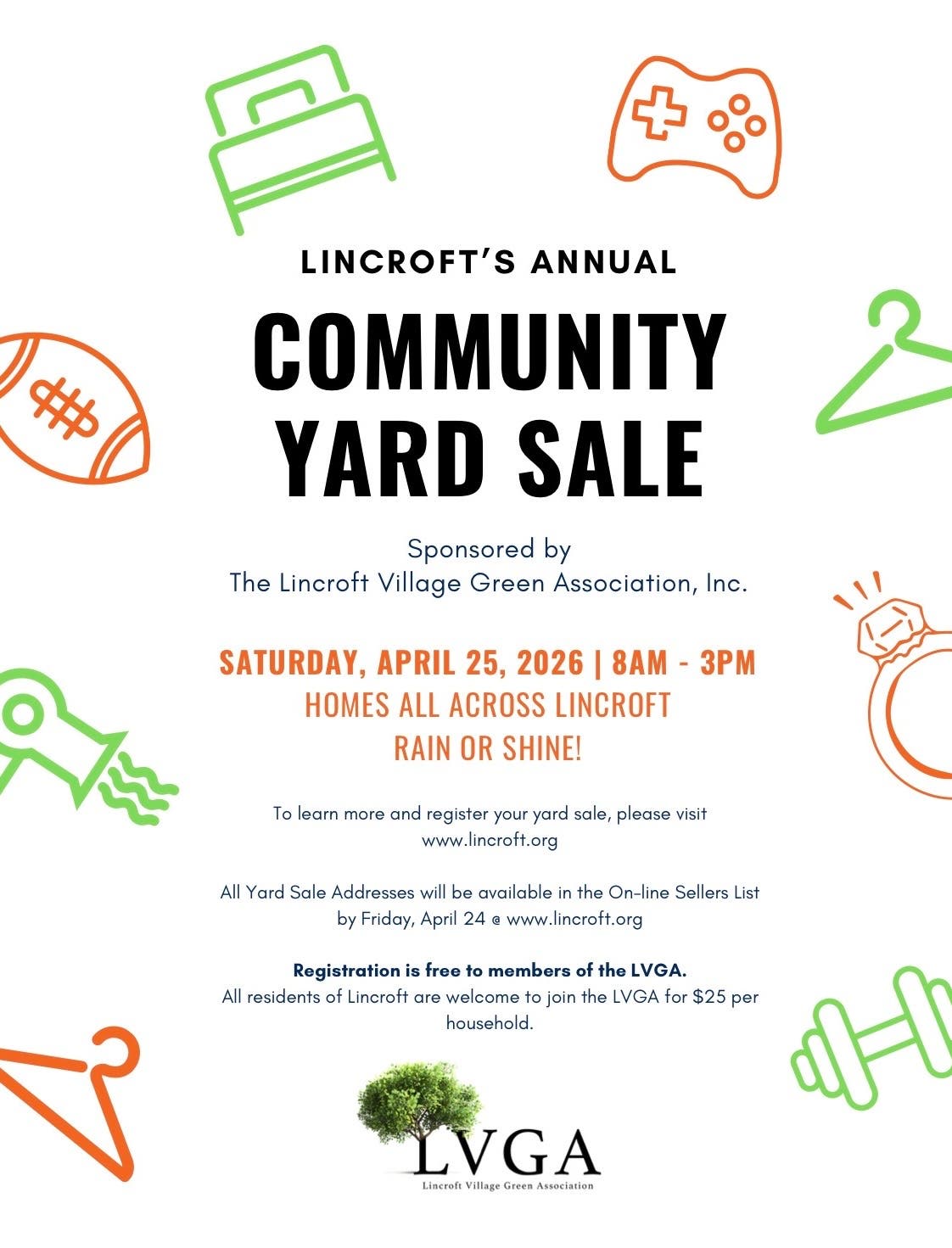 Lincroft Community Yard Sale Day