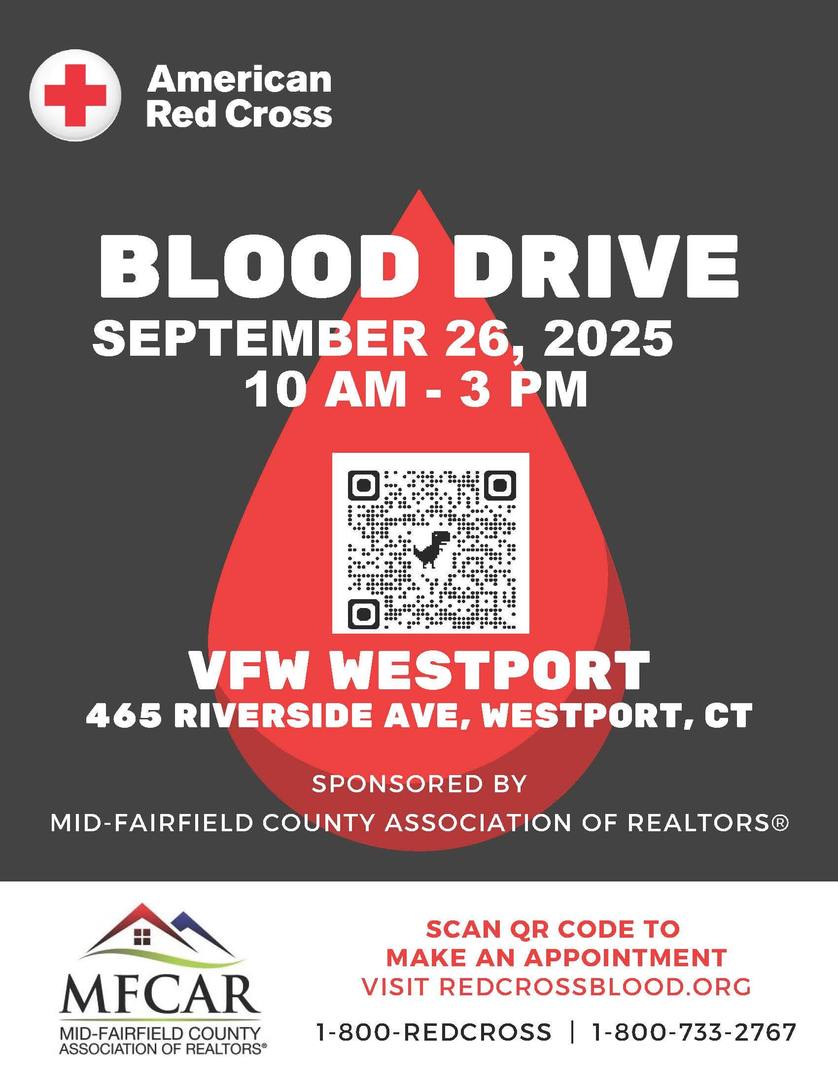 Blood Drive Sponsored by the Mid-Fairfield County Association of REALTORS®
