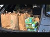 GCH members contributed over 550 pounds of canned goods and $1,000 to deliver to HCS Family Services.