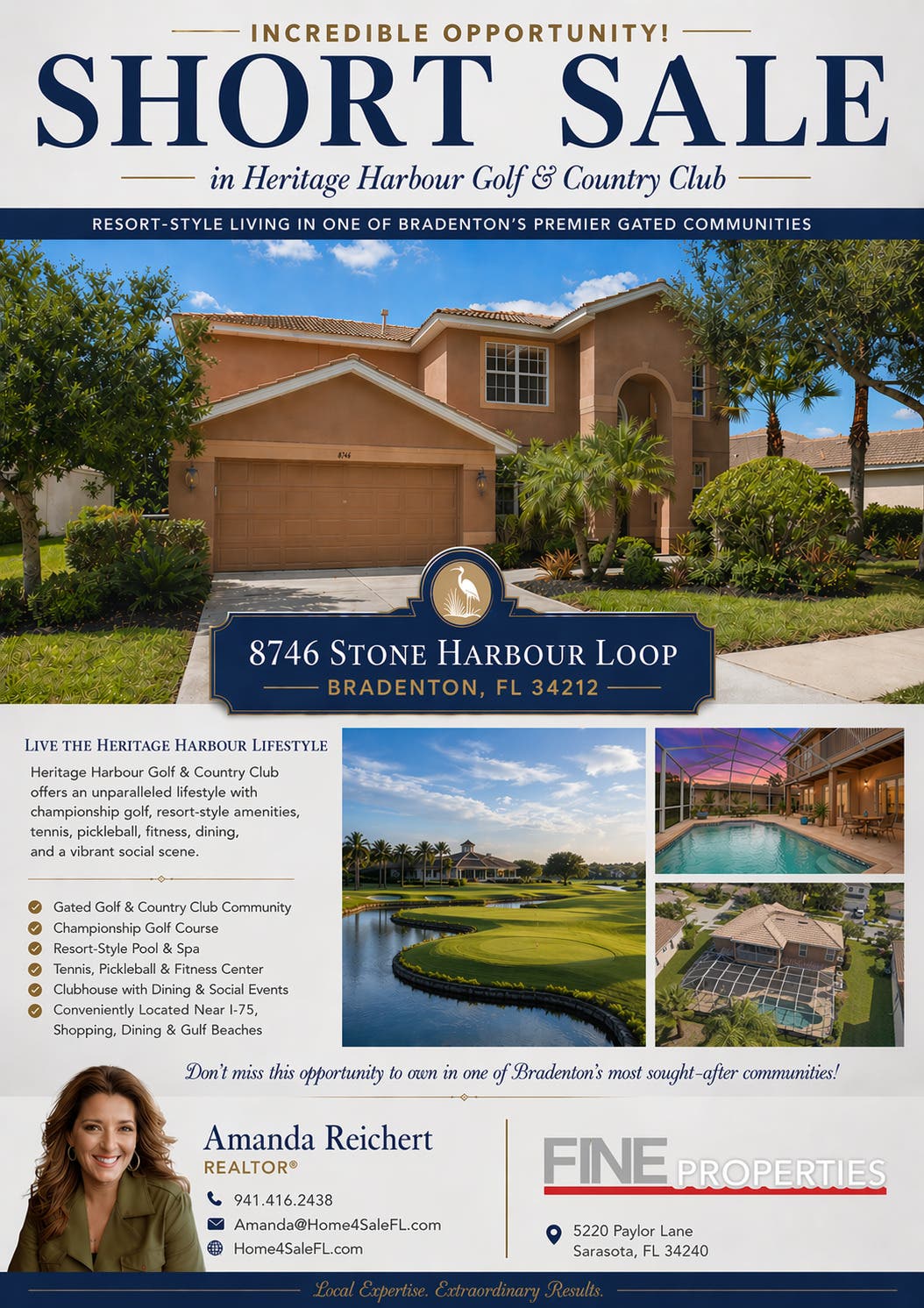 Heritage Harbour - Short Sale Opportunity