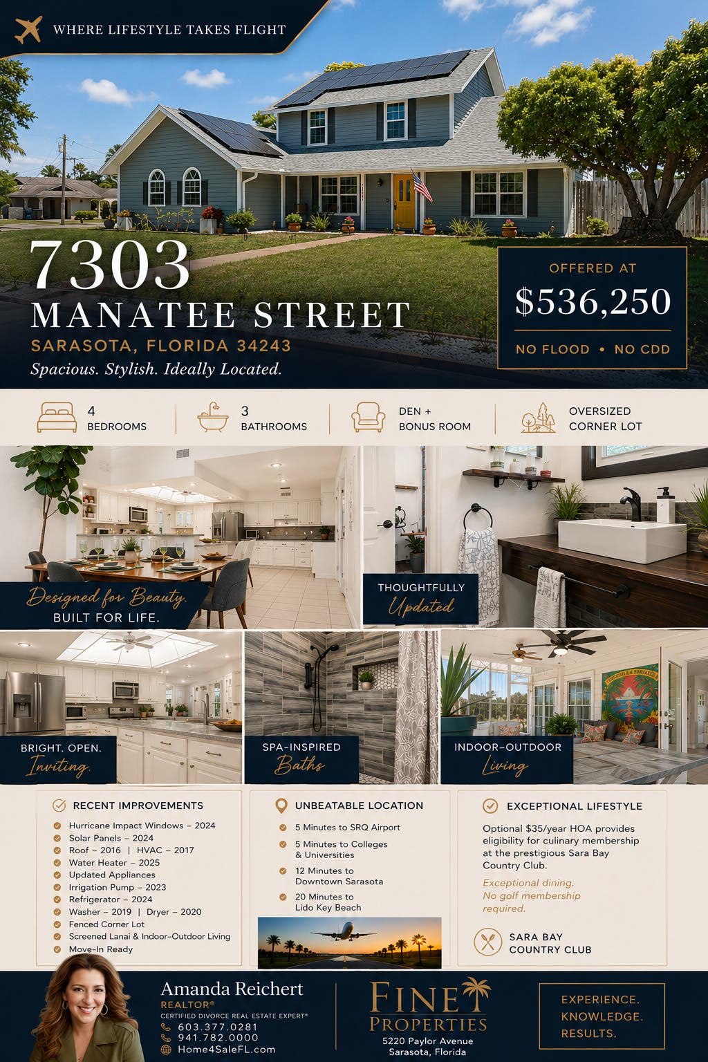 7303 Manatee Street, Sarasota For Sale by Agent