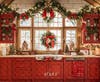 If you're ready to whip up some figgy pudding or bake cookies for the big guy this year, our new vibrant red Christmas kitchen is a must have backdrop for you! Get ready to roast some chestnuts on the open fire” with this the gorgeous set!