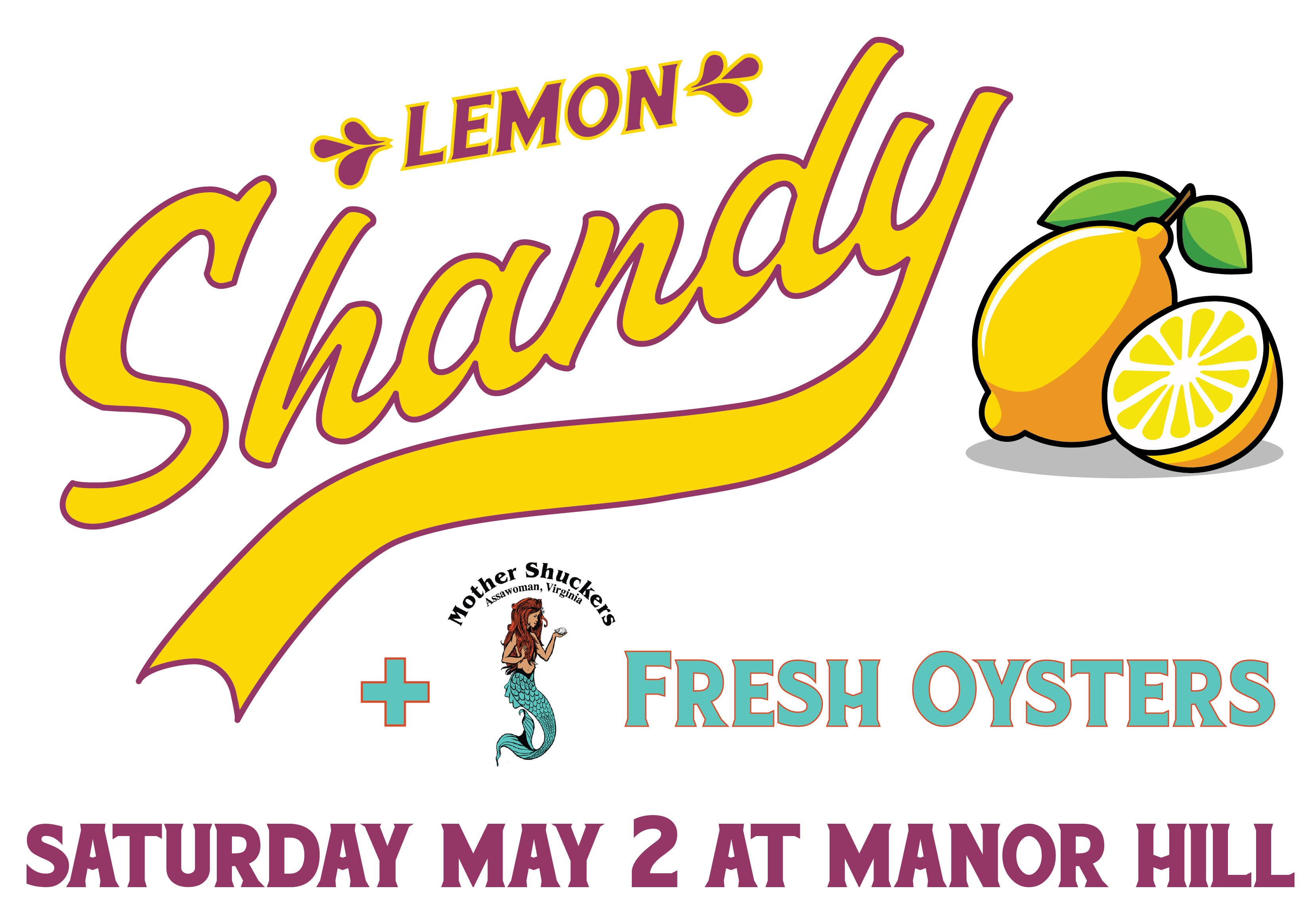 Fresh Oysters + Lemon Shandy at Manor Hill