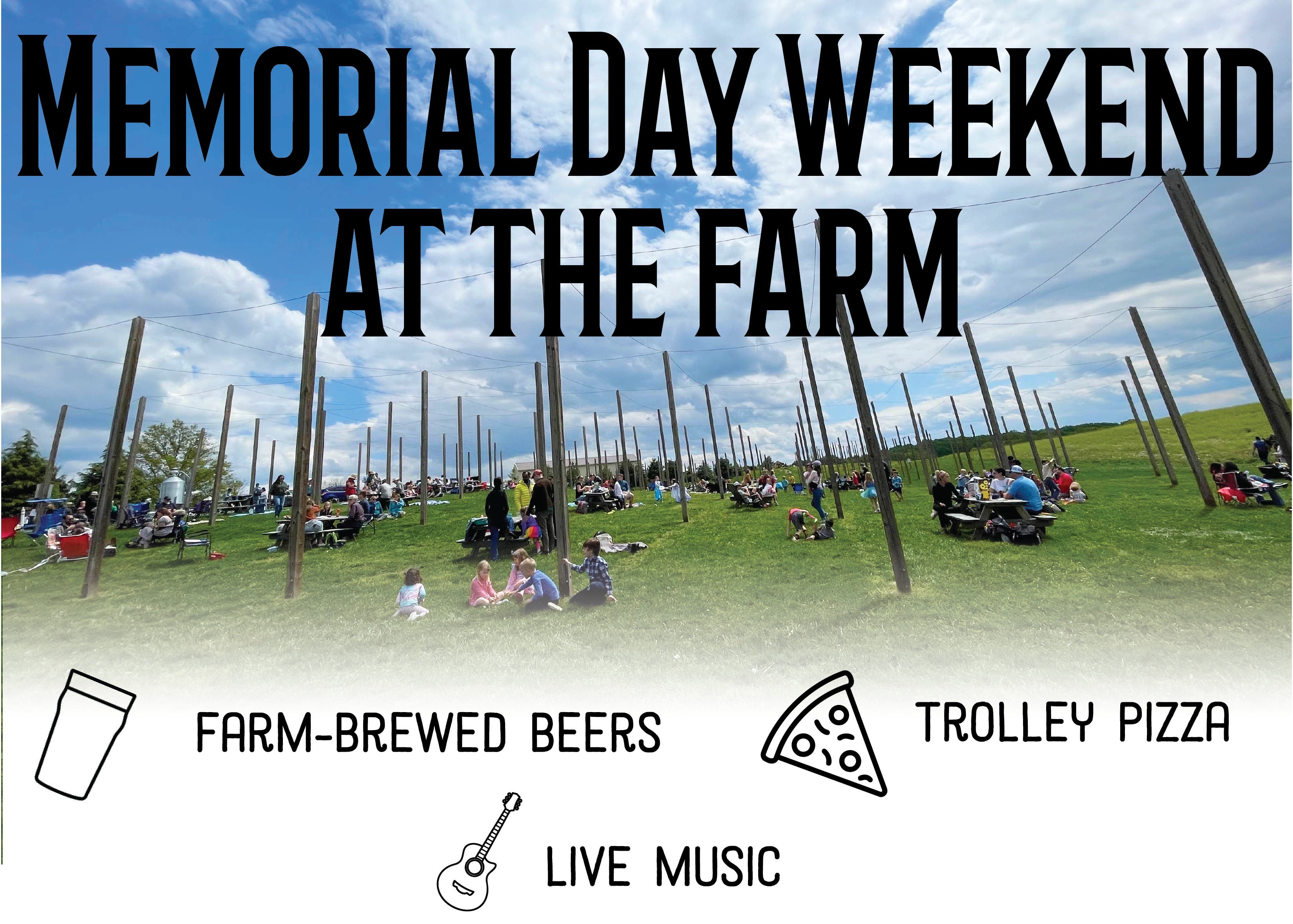 Memorial Day at Manor Hill (open special hours)
