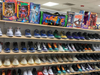The ever infamous shoe wall at Drips and Kicks.