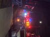 Photos of the fire scene on Farwell Ave in Melrose
