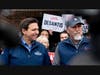 Desantis campaigns in Derry, NH alongside Tom Perry, the vice chair of the New Hampshire GOP, who endorsed the Florida Governor a few weeks back.