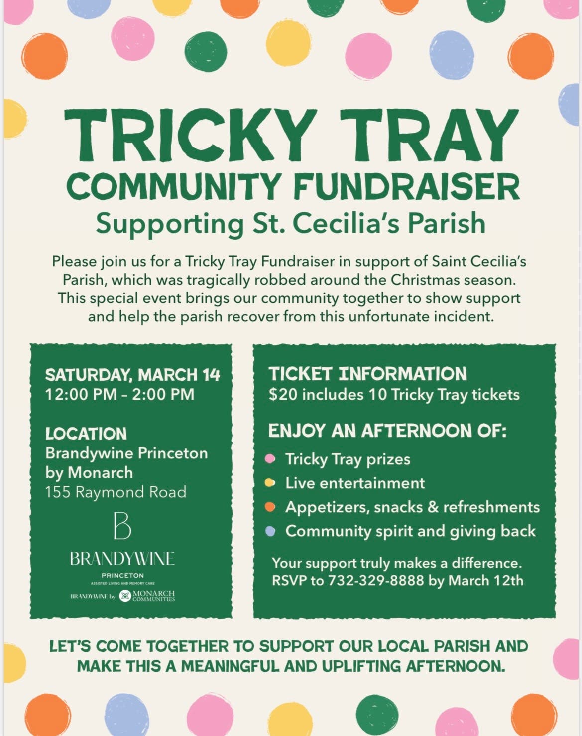 Community Invited to Support St. Cecilia’s Parish at Tricky Tray Fundraiser