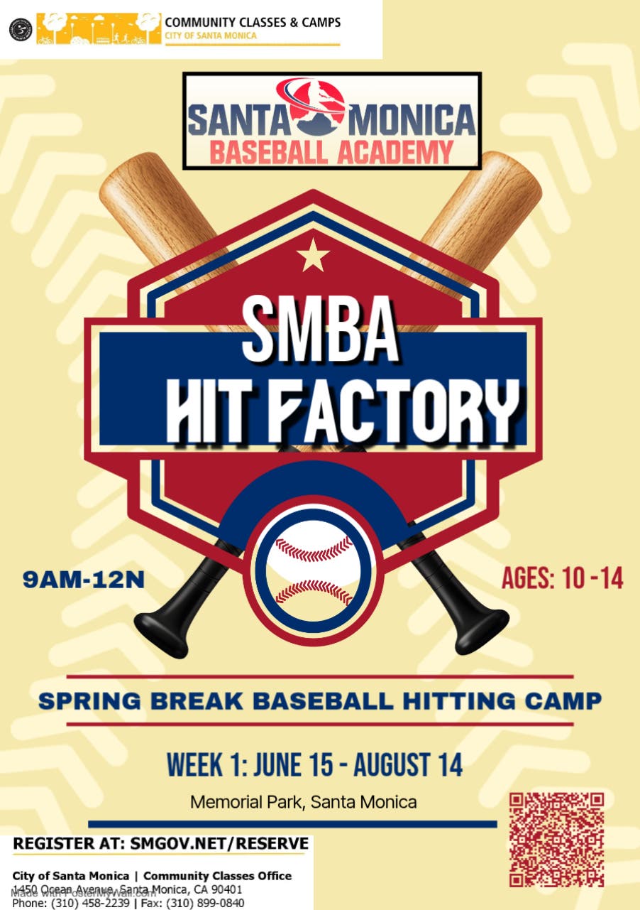 Santa Monica Baseball Academy Summer Hitting Camp!