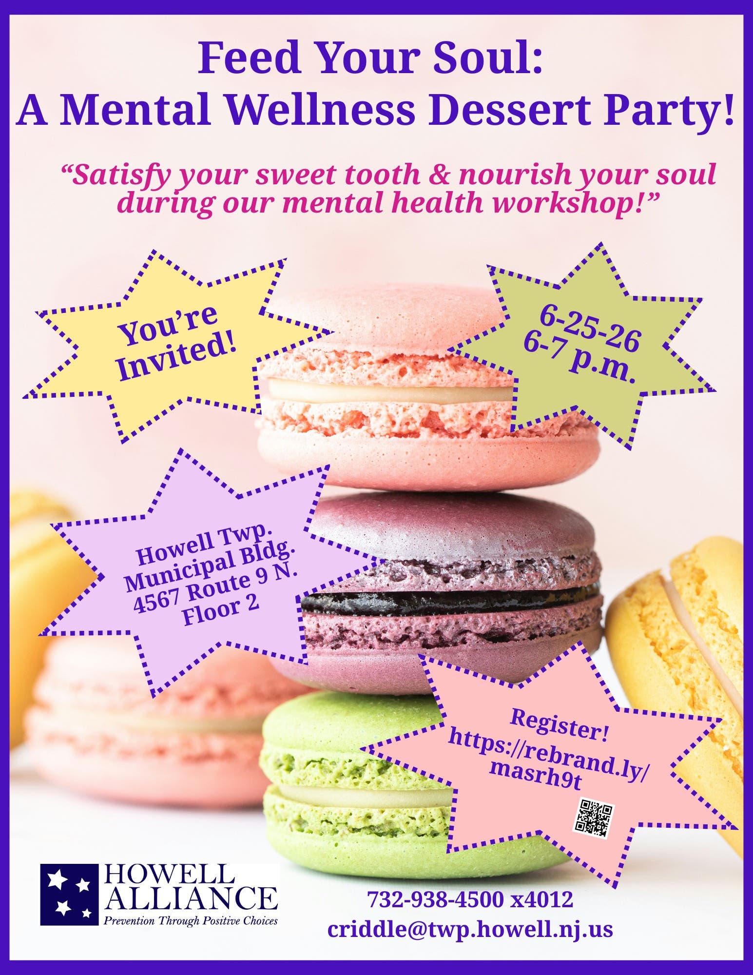 Feed Your Soul: A Mental Wellness Dessert Party!