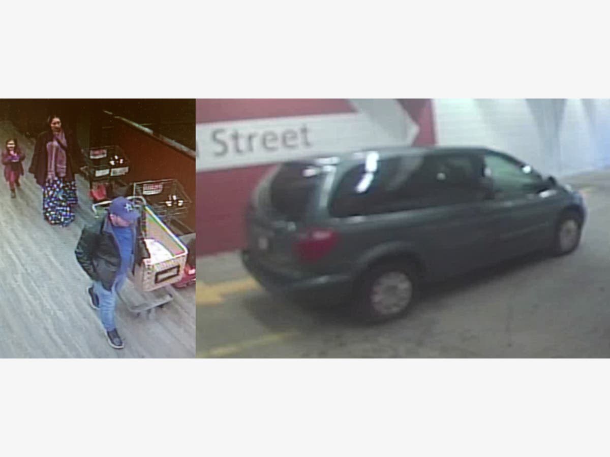 Suspected thieves who used stolen credit cards in the Wheaton area were captured in surveillance photographs.