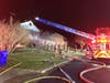 Dozens of firefighters battled a house fire in North Potomac Tuesday evening.