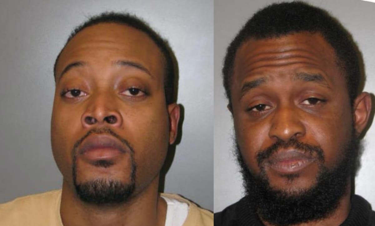 Jovan Crawford (L) and Scott Duncan Roberson​ (R) are accused of assaulting and robbing a man wearing a MAGA hat.