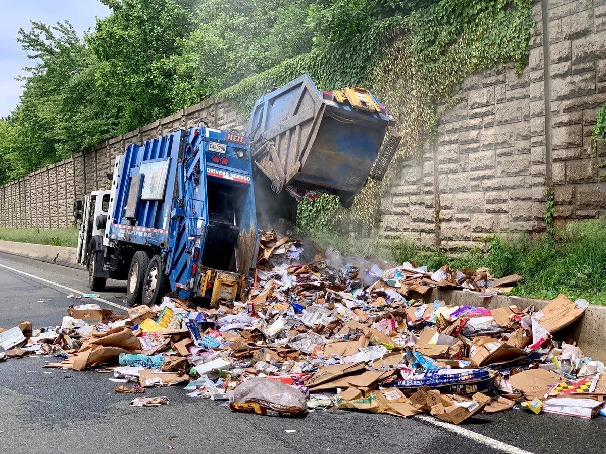 A truck fire on Interstate 270, just before Montrose Road, closed down six northbound lanes. All lanes have reopened.