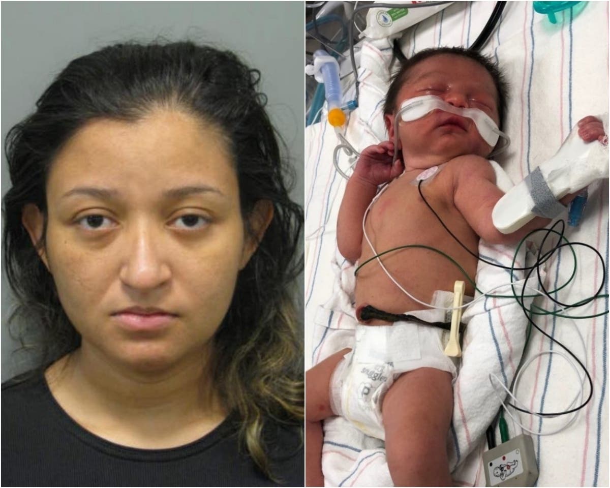 Police have arrested the mother of a newborn baby girl found abandoned in the woods in Silver Spring.