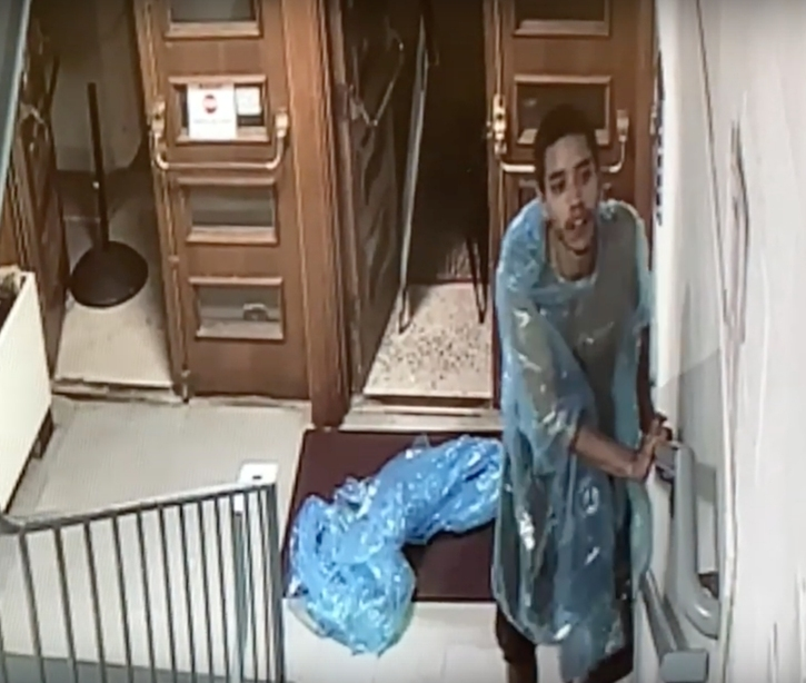 The man who allegedly broke into the Chevy Chase United Methodist Church​​ on Oct. 2 has been arrested.