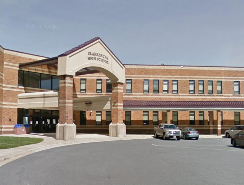 Five students at Clarksburg High School were arrested after a teen brought a gun on campus and was robbed by a group of students, cops said.