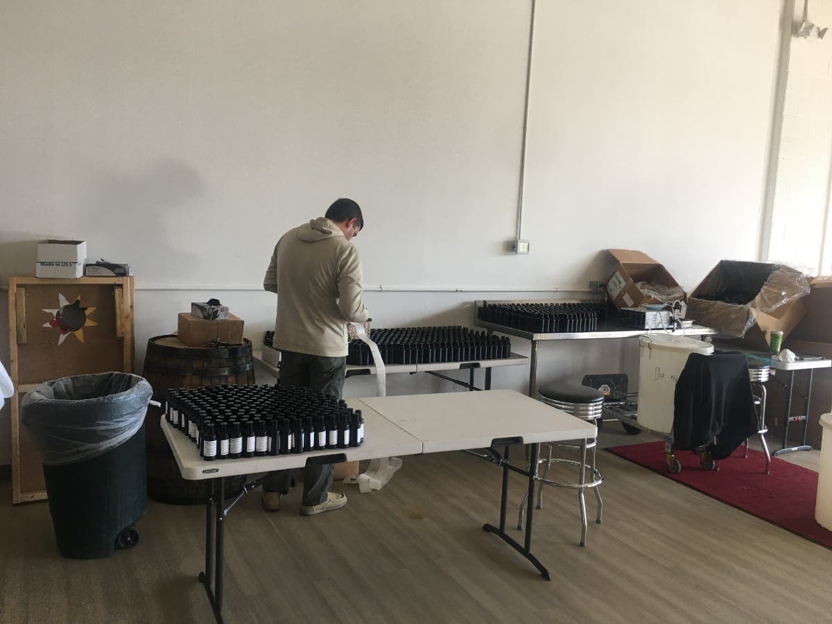 Nursing homes, government offices, and medical practices from all over Maryland want Twin Valley Distillers' hand sanitizers.