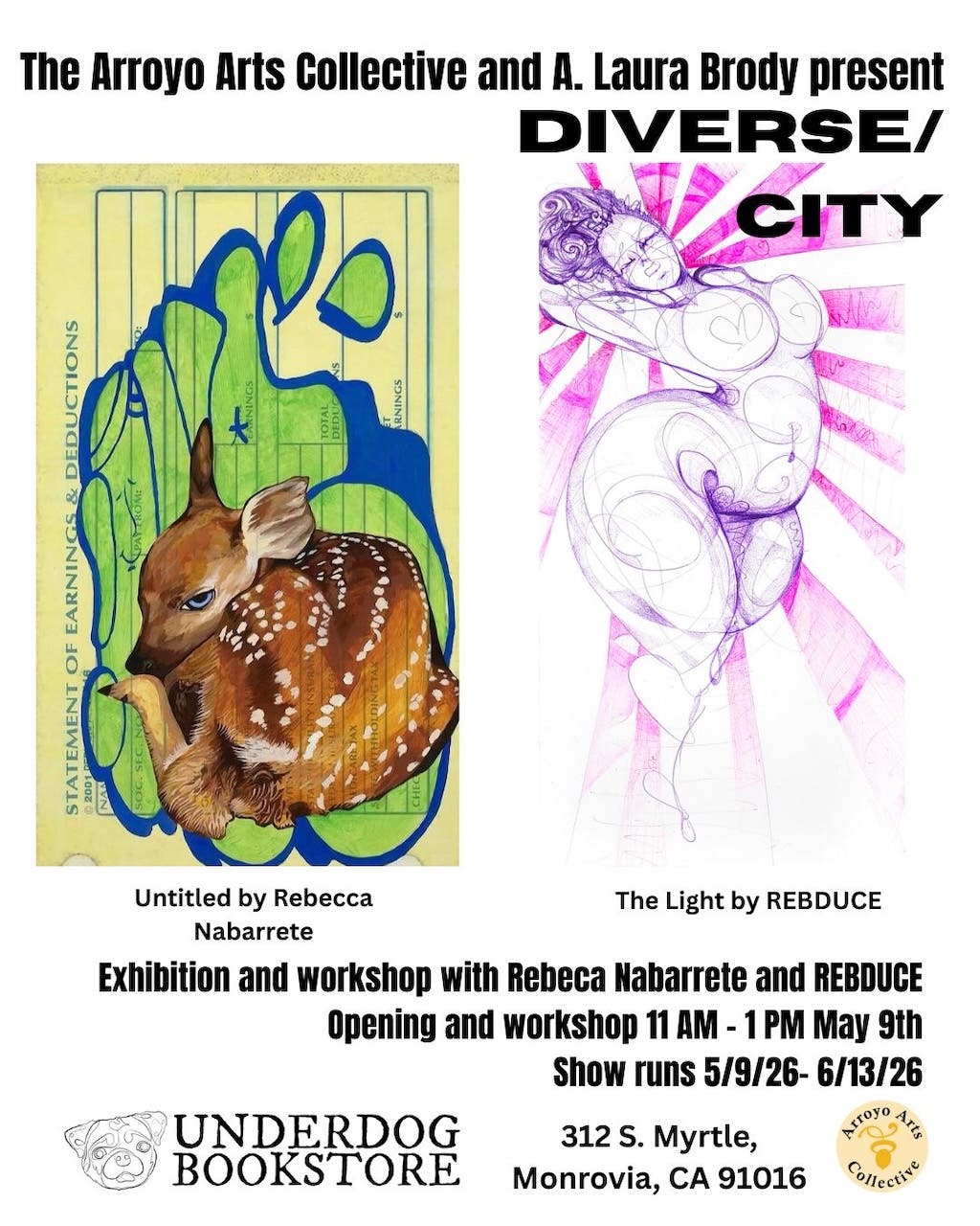 Diverse City a collaboration between REBDUCE and Rebecca Nabarrete.