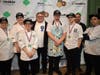 Chef David Burke (center) with students from Ocean County Center for Culinary Arts Training: Tammy Garcia, Samantha Garcia, Angela Downes, Jared DeNicola, John Kasyan, chef instructor Jason Crispin and Daniel Belmonte.