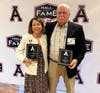 Peggy Harris Roy (sister of deceased 2026 inductee, Buddy Harris) and her husband Ed Roy (2026 inductee.)