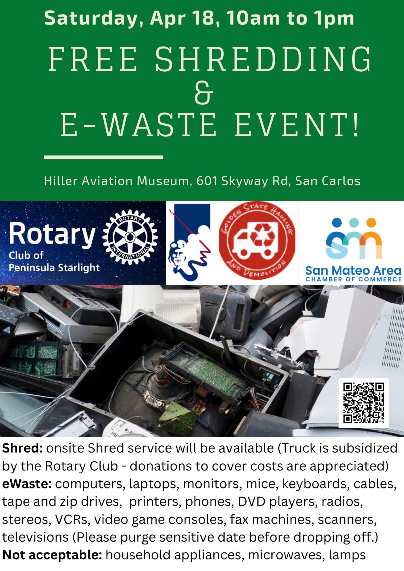 Free Shredding & E-Waste Event!