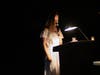 Cate Callahan of Madison presents her graduation speech.