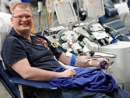 Donating blood at a Versiti donor center in Indiana takes about an hour. Anyone age 17 or older in good health who meets eligibility requirements is encouraged to give.