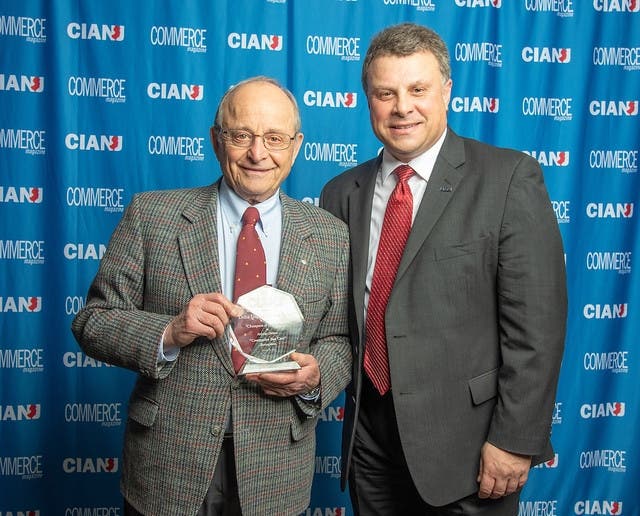 Dr. Gene Napoliello, DDNJ Foundation Chairman, with Anthony Russo, President of CIANJ.