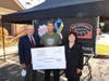 Gene Napoliello, DDS, chairman, DDNJ Foundation, Dr. Deryck Pham, and Ellen Schworn, a DDNJ Foundation trustee, from the Veteran’s Smile Day event that took place on Oct. 2  in Mays Landing, NJ. Dr. Pham runs the event via his practice and is a Navy vet.