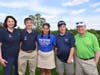 SONJ president Heather Andersen (far left), Dennis Wilson, DDNJ President and CEO (far right) and three SONJ athletes (Bobby, Farrah, and Dane) at DDNJ's 33rd Annual Golf Classic. Gymnast Farrah is headed to the World Games in Berlin, Germany next month.