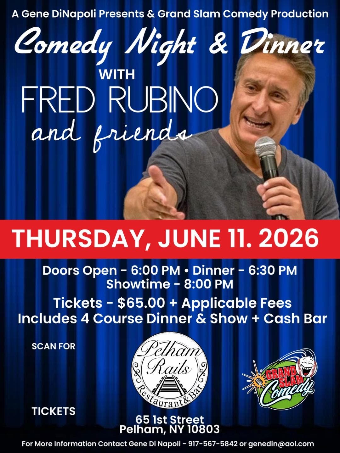 Fred Rubino and Friends Dinner Show
