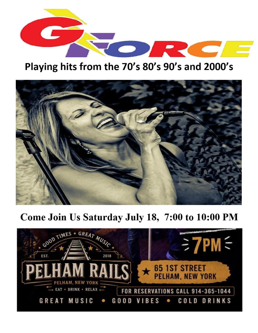 G Force performs at Pelham Rails