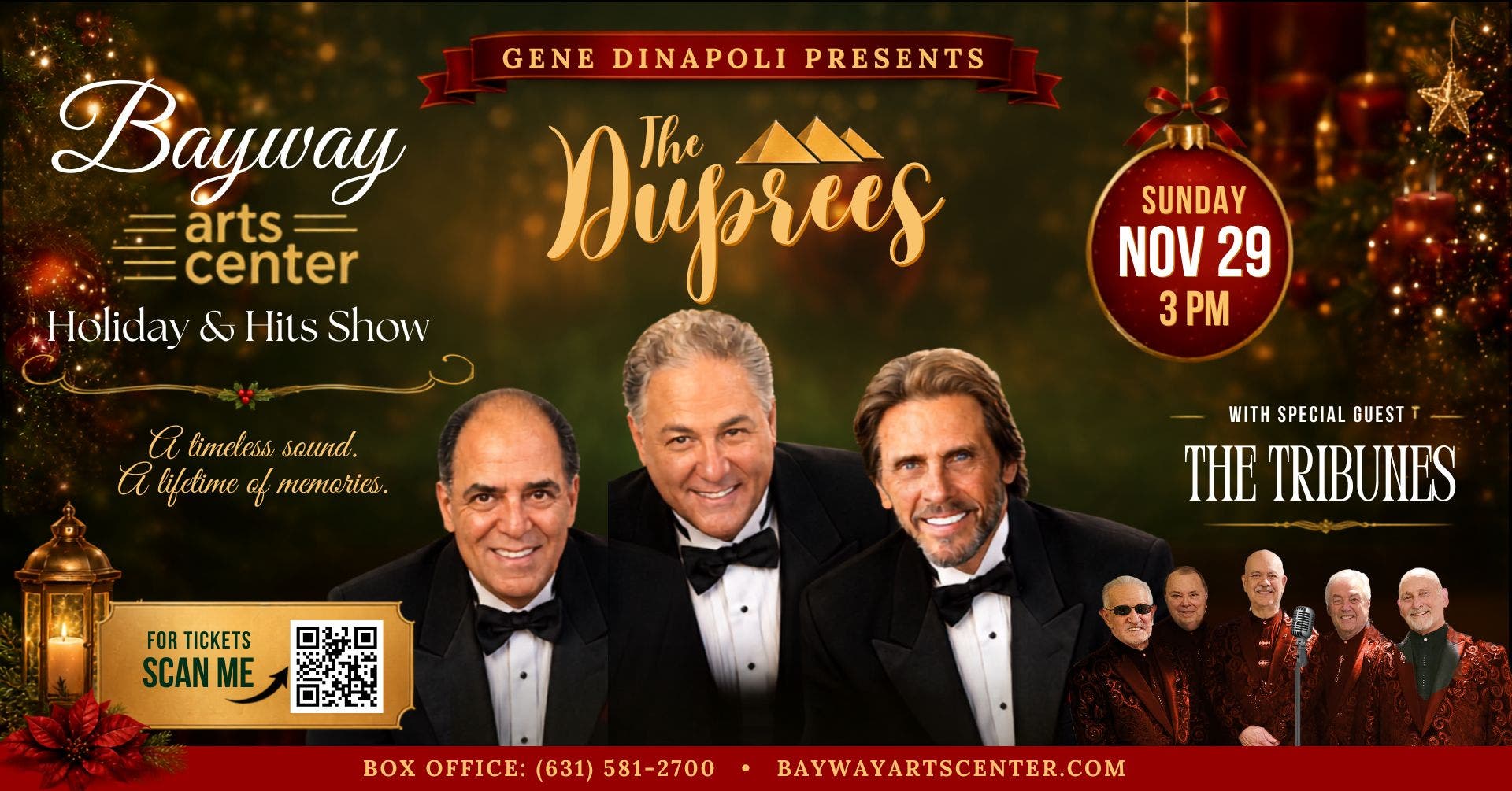 The Duprees Holiday and Hits show in East Islip N.Y.