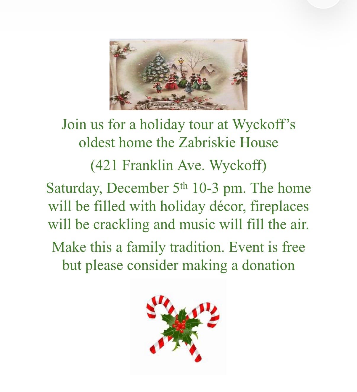 Zabriskie House Holiday Tour