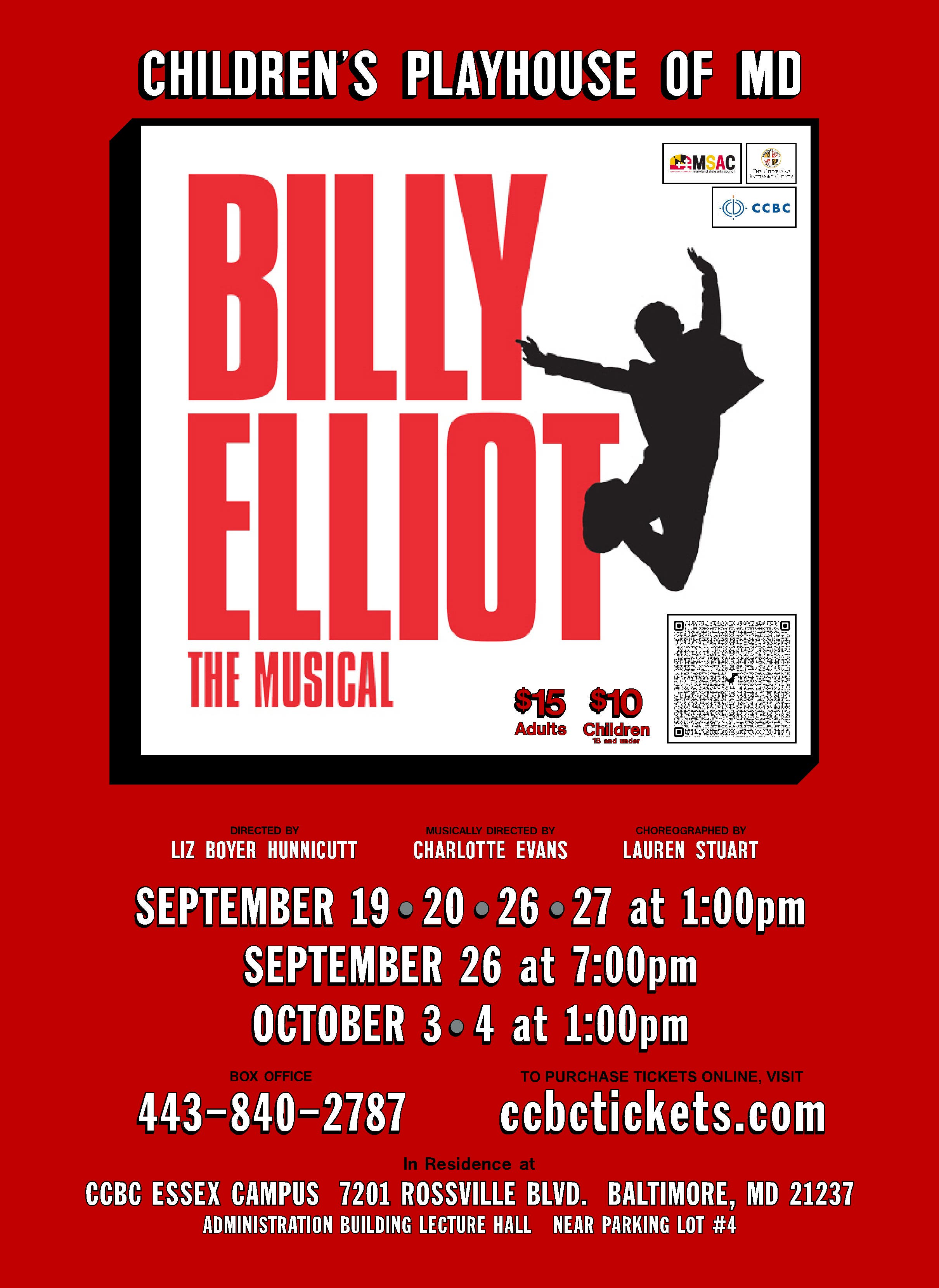 The Children's Playhouse of Maryland - Billy Elliot The Musical - LIVE ON STAGE